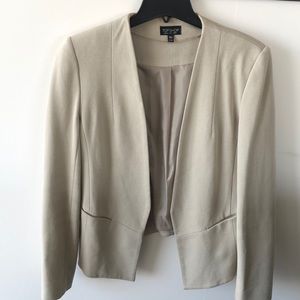 TopShop Beige Slim Fit Blazer